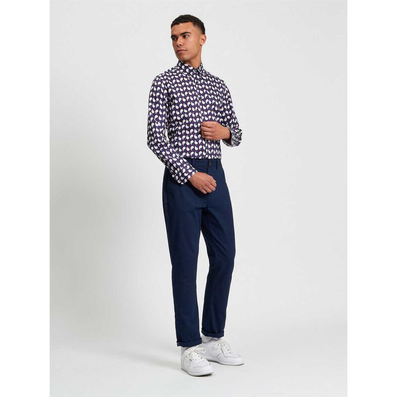 Ben Sherman Paisley Geo Print Shirt image number 3